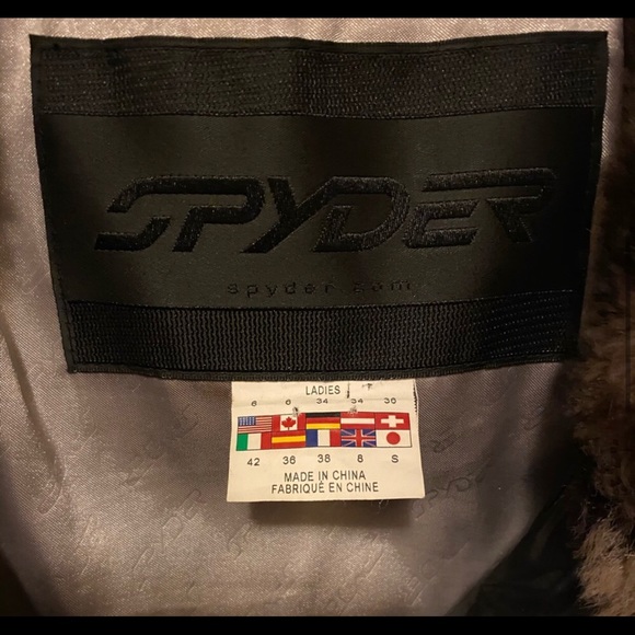 Fur bubble Spyder winter jacket. - Picture 4 of 4